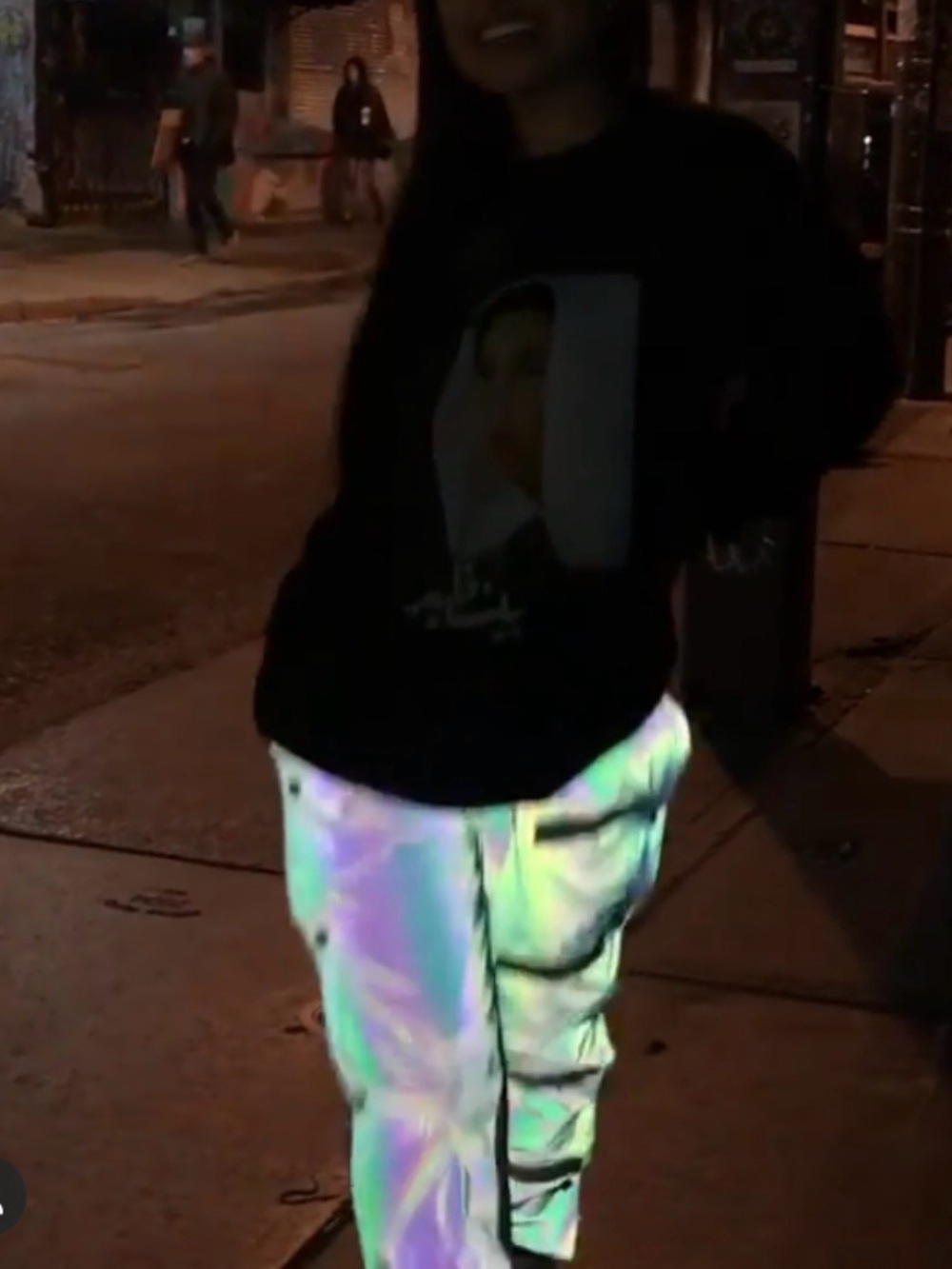 Iridescent Reflective Pants - Picture 2 of 2